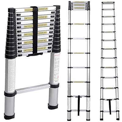 Soges Aluminum Telescopic Extension Ladder