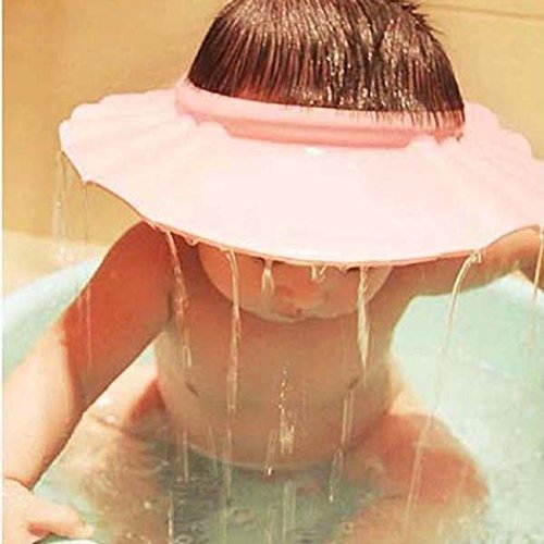 FEITONG(TM) For Baby Shampoo Shower Bathing Bath Protect Adjust Soft Cap Hat