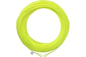 M MAXIMUMCATCH Maxcatch Fly Line with Two Welded Loops, Weight Forward Floating, 100FT, Multiple Colors, WF1F-WF9F, for Freshwater Fly Fishing