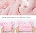 Microfiber Bath Towel Kids hair towel Hat Hair Quick Drying Towel Hat Cute Bath Tool Super Soft Absorbent Hair Dry Hat with Premium Water-absorbent Ability for Ladies or Girls (Pink)