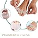 Metatarsal Pads (3 Pairs), Gentee Breathable Ball of Foot Pain Relief Cushions, Soft Gel Forefoot Pads Protect Callus Blisters with Air Circulation for Men and Women