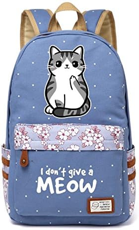 Pour Enfant Fille Floral Animal Dessin Animé Drôle Chat En