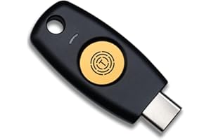 FIDO2 U2F Security Key Passkey Two-Factor Authentication (2FA) USB Key Pin+Touch (Non-Biometric) USB-C Type TrustKey T120