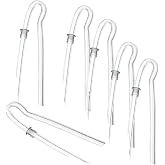 6pcs/lot Size #13 Preformed Sound Tube BTE Earmold Hearing Aid Tubing (3.5 * 2mm with tube lock)