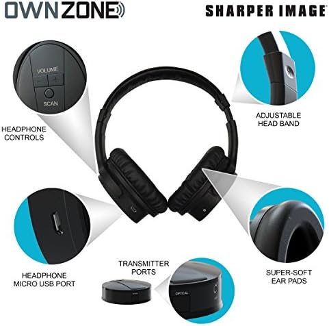 headphones sharper wireless zone own tv instructions transmitter bluetooth creation plus dlx silver