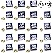 TIHOOD 20PCS JW.ORG Square Gold Lapel Pin Jehovah Witness JW.org Neck Tie Hat Tack Clip Women or Men Suits, 1