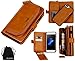 iPhone 8 Plus Case, iPhone 7 Plus Case, iPhone 6sPlus/6 Plus Case, Leather Cover Zipper Wallet Purse Magnetic Detachable Slim Back Cover Credit Card Holder for iPhone 8Plus 7Plus 6sPlus 6Plus (Wallet)