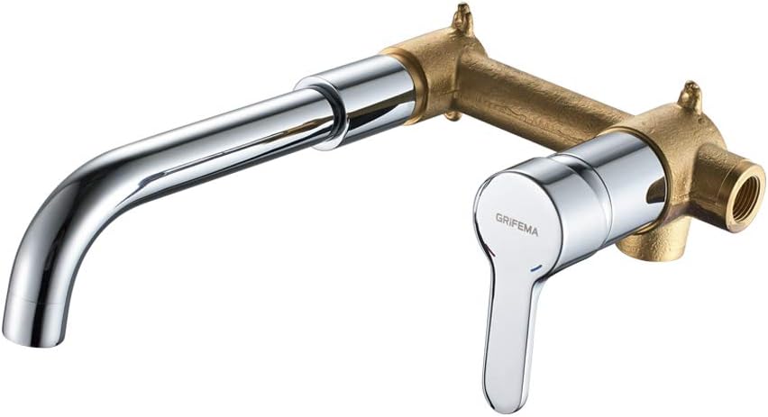 GRIFEMA PORTO-G11503 Wall Bath Tub Mixer Tap Concealed Brass Body Chrome