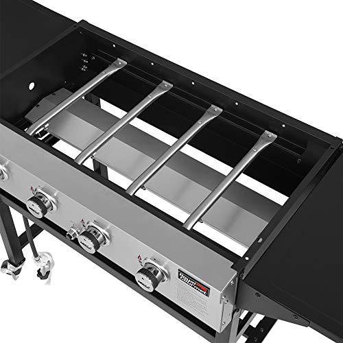 Royal Gourmet 4 Burner Flat Top Grill Griddle Combo Outdoor propane Gas