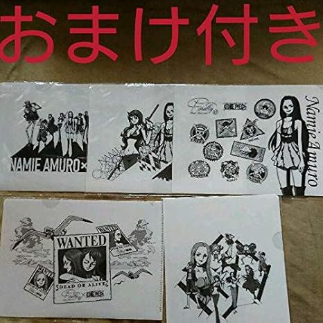 Amazon 安室奈美恵 ワンピースコラボ クリアファイル とおまけ アイドル 芸能人グッズ 通販