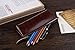 7Felicity Handmade Leather Pencil Pen Case Pouch,Small Travel Makeup Cosmetic Bag,Supply Gadget Holder(201S)