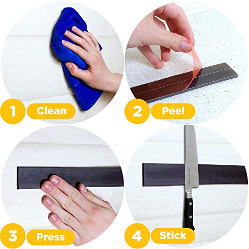 4 Adhesive+Magnetic+Kitchen+Multipurpose+Organizer