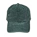 DALIX Mens Pigment Dyed Washed Cotton Cap - Adjustable Hat 6 Panel Unstructured (Heavy Washed Green)