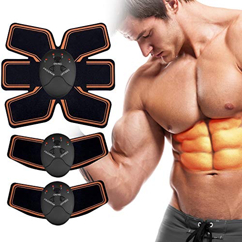 Abs Stimulator, Muscle Toner - Abs Stimulating Belt- Abdominal Toner- Training Device for Muscles- Wireless Portable to-Go Gym Device- Muscle Sculpting at Home- Fitness Equipment for at-Home Workouts
