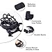 PetAZ Dog Muzzle Soft Rubber Basket Muzzles for All Size Dog, Silicone Dog Basket Muzzles Breathable Adjustable to Prevent Biting, Chewing and Barking (Size 4)