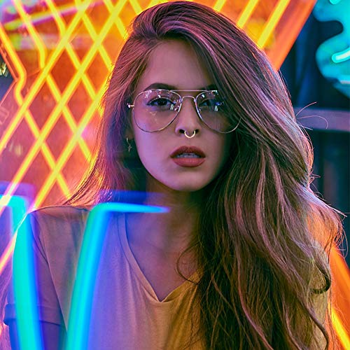 image for Jstyle 3Pcs 18G Hinged Clicker Nose Rings Hoop Surgical Steel Helix Ca