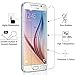 Galaxy S6 Screen Protector - KATIN [2-Pack] Tempered Glass (Front) and PET (Back) For Samsung Galaxy S6 (Not S6 Edge) 9H Hardness , Bubble-Free with Lifetime Replacement Warranty