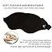 Matymats 3D Sleep Eye Mask for Sleeping Memory Foam Sleeping Mask Eye Bag with Adjustable Head Strap - for Relaxation Spa Meditation Yoga