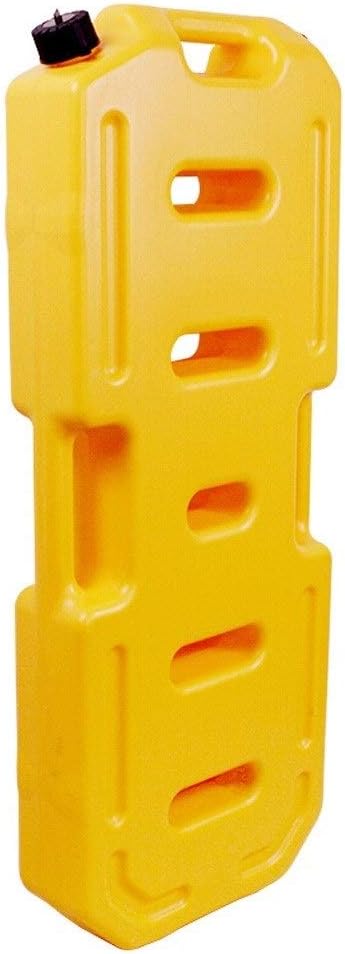 CHQYY Fuel Tank Plastic Oil Barrel - Hard Oil Barrel Travel Supplies Oil Barrels Gasoline Bucket Off-road Vehicles Reserve Fuel Tank Auto Supplies Barrel 20L (Color : Yellow-20L)