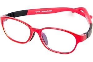 Cyxus Blue Light Glasses for Kids Anti Eyestrain Computer Glasses Age 3-12 Blocker UV Light Flexible Frame Eyeglasses