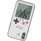 iPhone X Game Case Tetris Game-Boy Game Case for iPhone X Shell TPU Silicone Protective Cover Retro Gameboy iPhone Case Vorson (White for iX) -  Vorson (WANLE - Play and have fun)