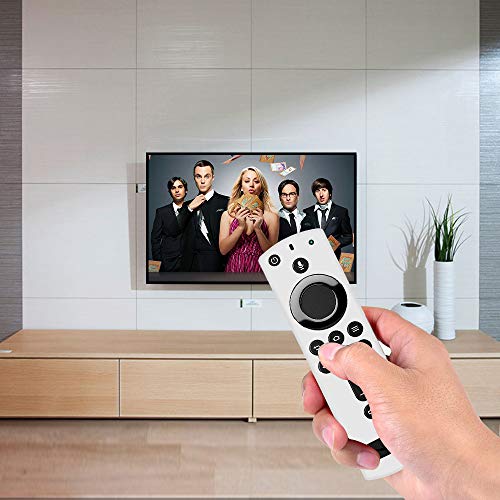 Remote Case/Cover for Fire TV Stick 4K, Protective Silicone Cover Lightweight [Anti Slip] Shockproof for Fire TV Cube/Fire TV(3rd Gen) Compatible with All-New 2nd Gen Alexa Voice Remote Control-White - Thumbnail 6