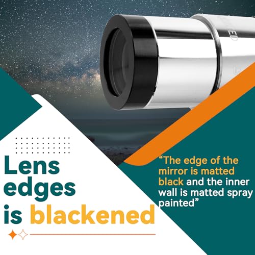 Svbony SV137 Barlow Lens 3x1.25-Inch Metal FMC Barlow for Eyepiece Telescope (3X)