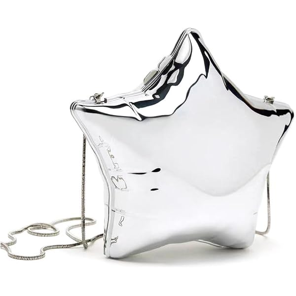 Acrylic Star Shape Shoulder Bag – Sparkly Evening Purse For Wedding, Party, Prom - View #5