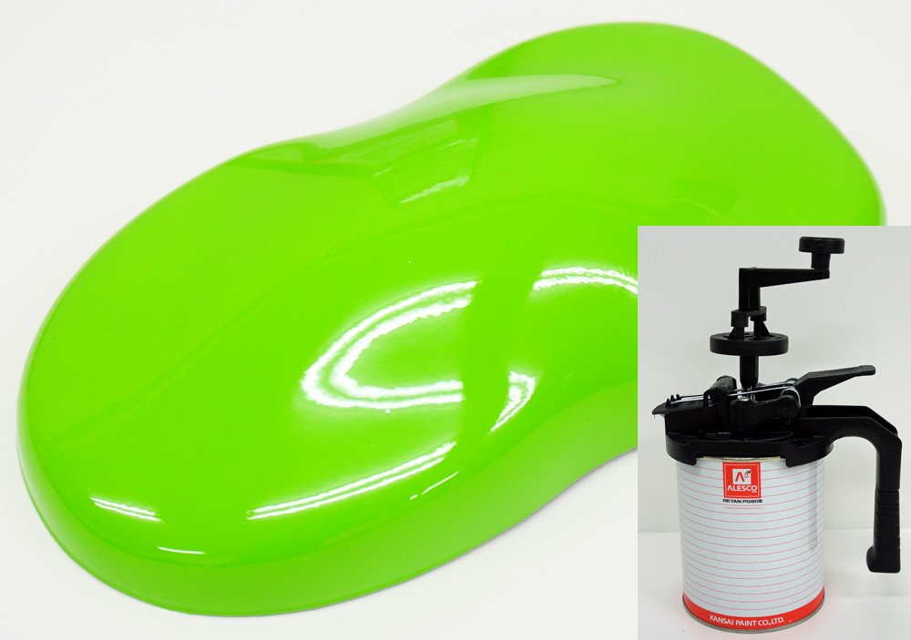 楽天 関西ペイントpg80 ライムグリーン 4kg 自動車用ウレタン塗料 ２液 カンペ 黄緑 B00pim1ktu 国産 Techplus Vn