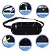 Mebarra RFID Blocking Money Belt Hidden for Travel, Waist Packs Under Clothing, Passport Holder for Women, Men(Black)