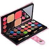 Ecvtop Professional Makeup Kit Eyeshadow Palette Lip Gloss Eyebrow Powder Face Powder Blush Concealer,33 Color