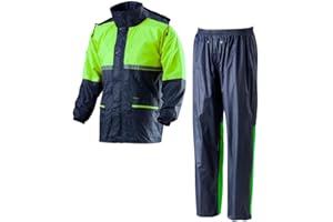 TAEKWANG RAINWEAR TK-RAINWEAR R10-1 Premium Waterproof & Durable Windbreak Reflective Belt, Men, Women & Adults Motorcycle Rainwear