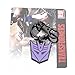 Hasbro Jewelry Unisex Adult Transformers Base Metal & Black IP Decepticon Logo Key Chain, Black/Purple, One Size