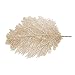 MLADEN Leaf Placemats,Stain Resistant WashableTable Mats,Non-Slip Place Mats Table Decoration Set of 4 (Gold)