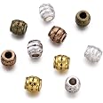 KISSITTY Random Mixed Color Iron Ribbon Ends Pinch Crimp Clamp Cord Ends 10x7x5mm For DIY Jewelry Making - About 570pcs