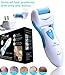 Electric Foot File Callus Remover-Rechargeable Pedicure Tool Set Electronic Scrubber Shaver 2 Pumice Stone Refills for Dry Feet,Dead,Callused Skin Cracked Heels Perfect Pedi Care Spa