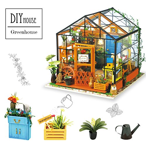 Rolife Wooden Room Model KitFlower HouseHome DecorationPretty Party