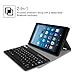 Fintie Keyboard Case for Amazon Fire HD 8 (7th and 8th Gen, 2017 and 2018 Releases), Slim Shell Lightweight Stand Cover with Magnetically Detachable Wireless Bluetooth Keyboard, Black