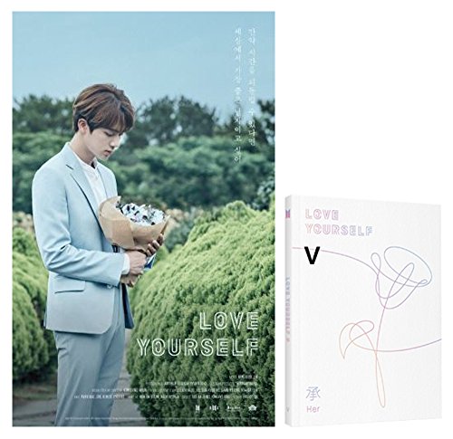 BANGTAN BOYS LOVE YOURSELF Her BTS 5th [V Ver.] Mini Album CD + Photo Book + Mini Book +Photo Card + Sticker Pack