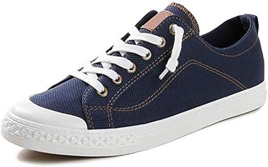 mens flat casual canvas shoes