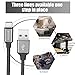 AnyLink max Xi-68-Cable USB Type C Cable, Assorted Lengths, Nylon Braided for Samsung Galaxy S8, Nexus 6P 5X, Google Pixel, Lg G5 G6, HTC 10 and More, 3 Piece