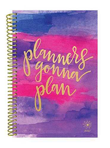 Bloom Daily Planners 2017 Calendar Year Daily Planner - Passion/Goal Organizer - Monthly Weekly Agenda Datebook Diary - January 2017 - December 2017 - 6