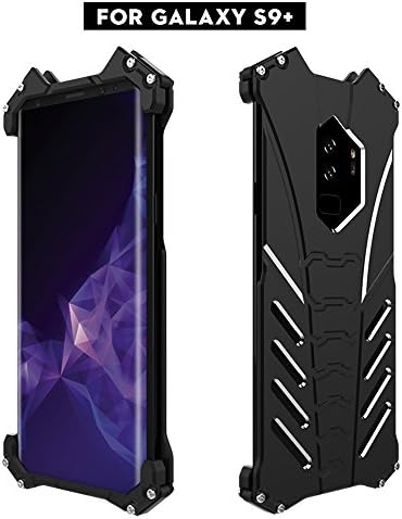 Samsung Galaxy S9 Plus Phone Case, Tianhaixing Metal Aluminum Alloy Bumper Case Premium Protection Shockproof Back Cover Shell Case for Samsung Galaxy S9+(6.3" inch) (Batman, Samsung Galaxy S9 Plus)