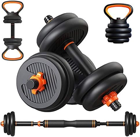 調節可能なダンベル 44ポンド フリーウェイトダンベルセット 男女兼用 ケトルベル ウェイトセット ノンスリップバーベルセット ハンドウェイト ダンベル セット ホームジム ワークアウト エクササイズ
