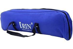 Happyyami Mochila para Niños 32 Key Melodica Case Keyboard Piano Storage Bag Gig Pouch Musical Instrument with Shoulder Strap Handle for Traval Blue Kids Backpacks