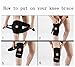 FEIERDUN Knee Support - Open-Patella Stabilizer with Adjustable Strapping & Extra-Thick Knee Brace Support