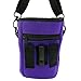 Treat Pouch Dog Training Bag Multi-Purpose with Adjustable Over the Shoulder Strap or Waist Belt (New Ver. 2.0 - Purple)