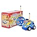 Flyglobal Cartoon Remote Control Car RC Race Car with Lights and Music Radio Control Cartoon Police Car for Baby Toddlers Kids and Children, Perfect for Holiday Birthday Christmas New Year Gifts