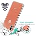 Comsoon iPhone X Case, [Supports Wireless Charging] [Shock Absorption] Clear Soft TPU Bumper Slim Protective Case Cover with Camera Drop Protection for Apple iPhone X / iPhone 10 (2017)
