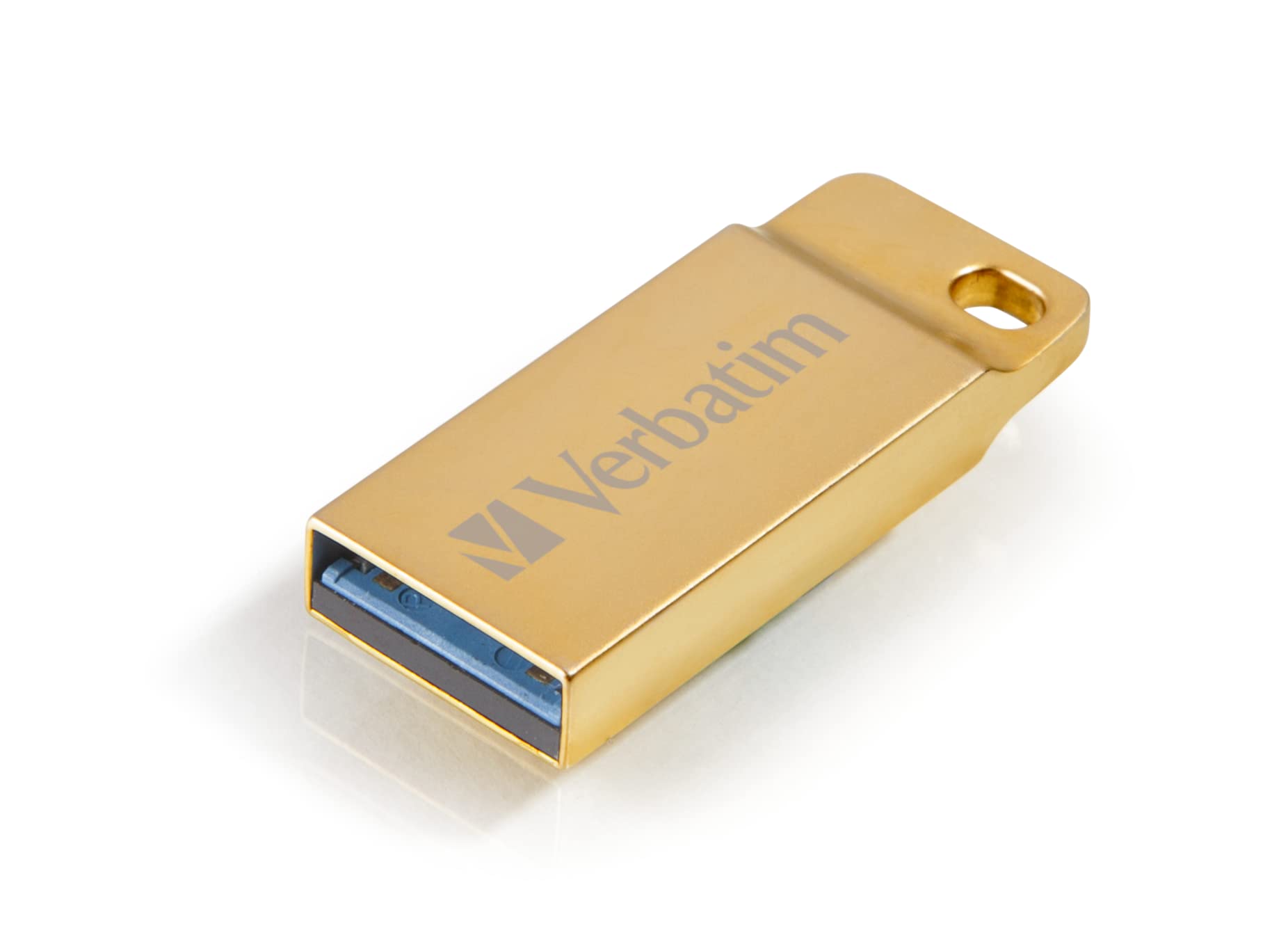 Verbatim Metal Executive USB 3.0 Drive - 16 GB, USB Stick, Water and Dustproof, 80 MB/s Reading, 25 MB/s Writing, gold